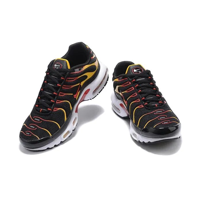 N1ke TN SNEAKERS Black with flames
