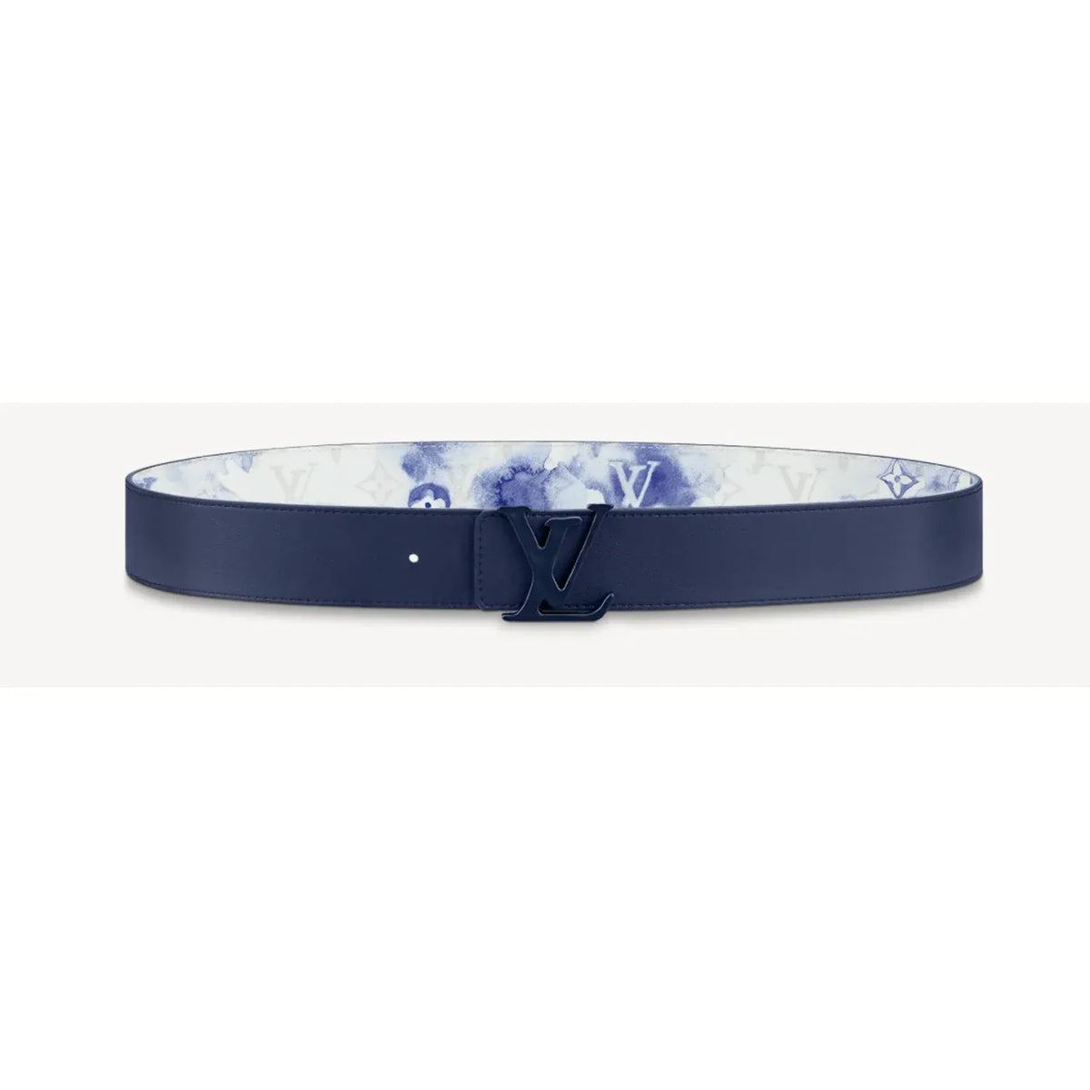 Louic Viutt0n Reversible Ecplise black buckle and White belt