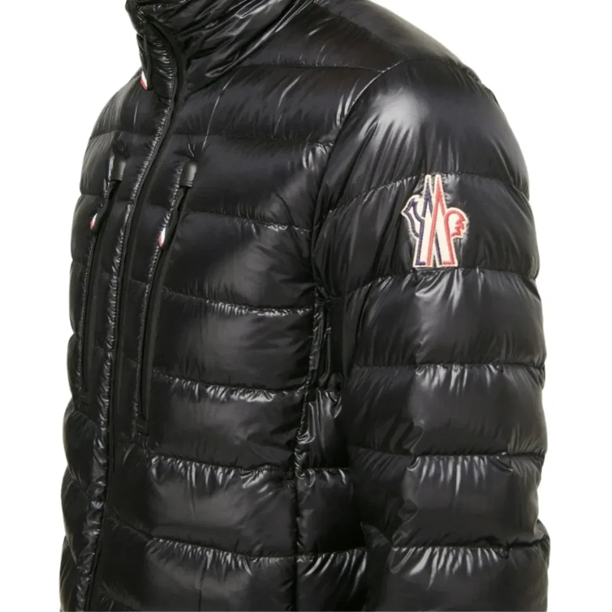 Monclr Grenoble puffer jacket has a high neck