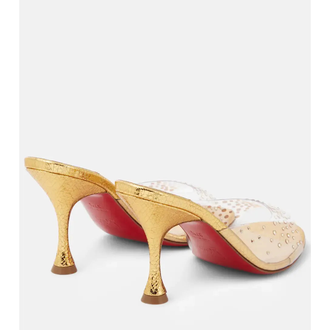 Christian Loobs 85 Degramule&nbsp;embellished mules