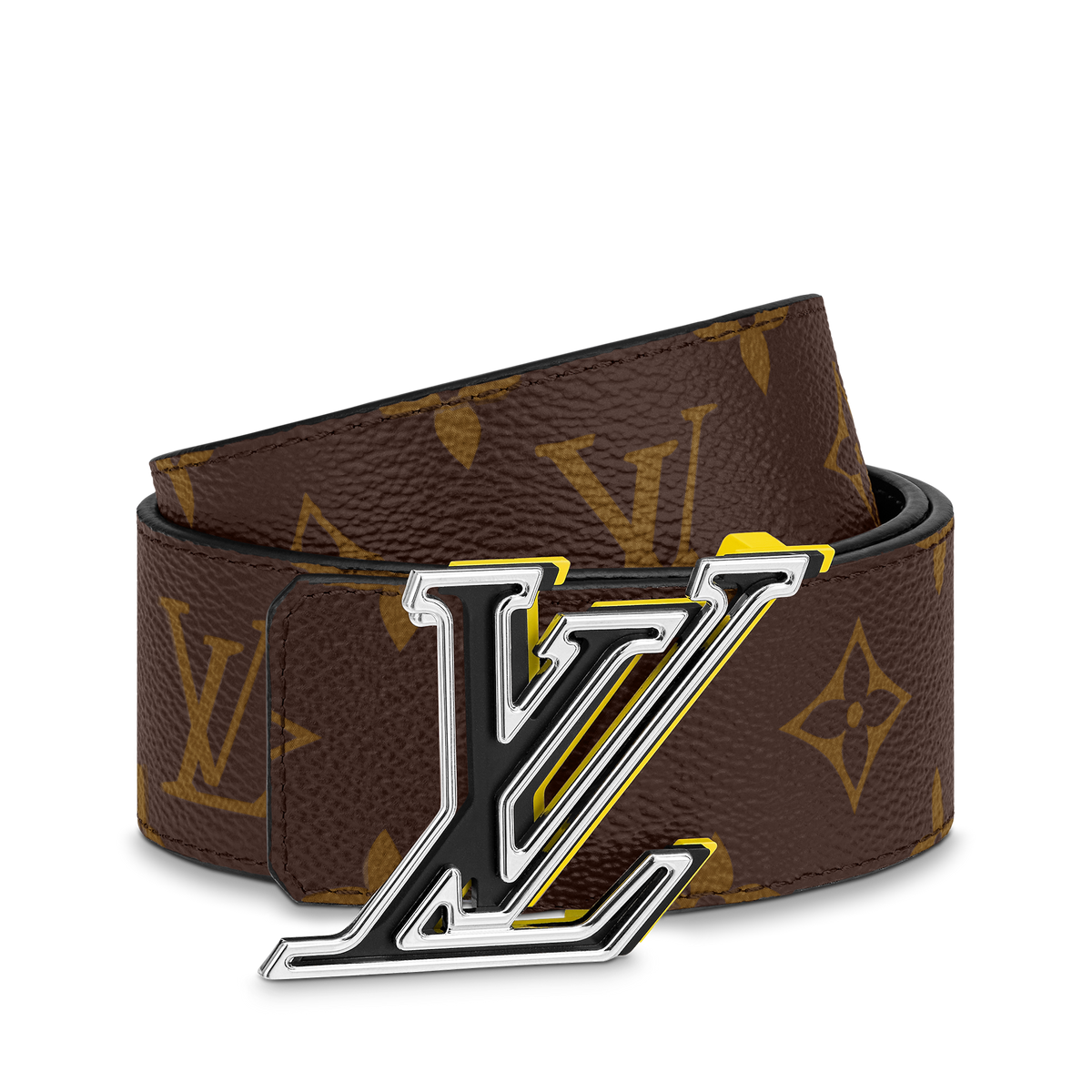 Louic Viutt0n Reversible Ecplise Black buckle and Gold/brown belt