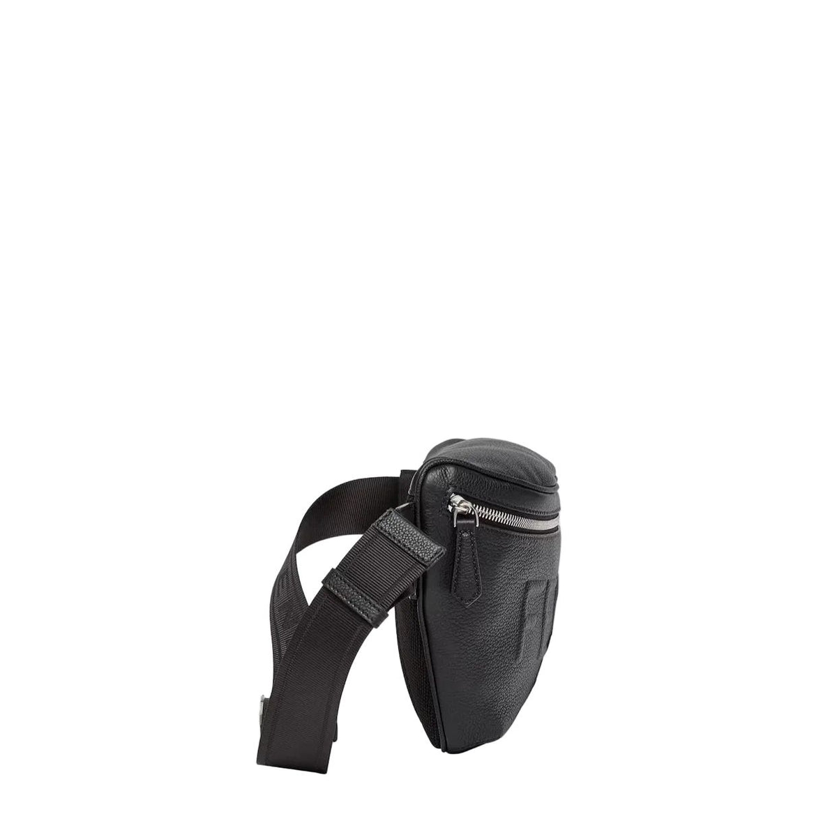 F€ndi Belt bag made of black full-grain leather