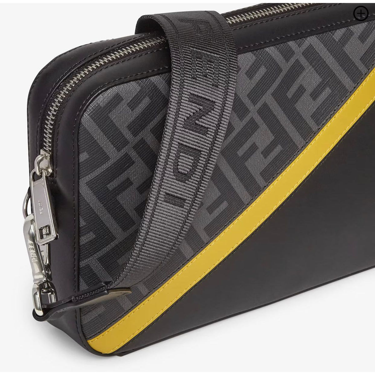 F€ndi Compact shoulder bag with zip closure