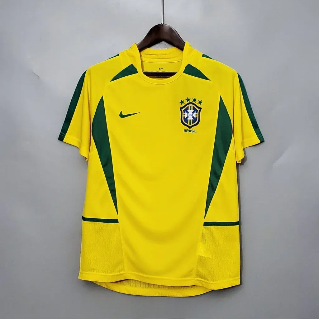 BRAZIL 2002 RETRO JERSEY