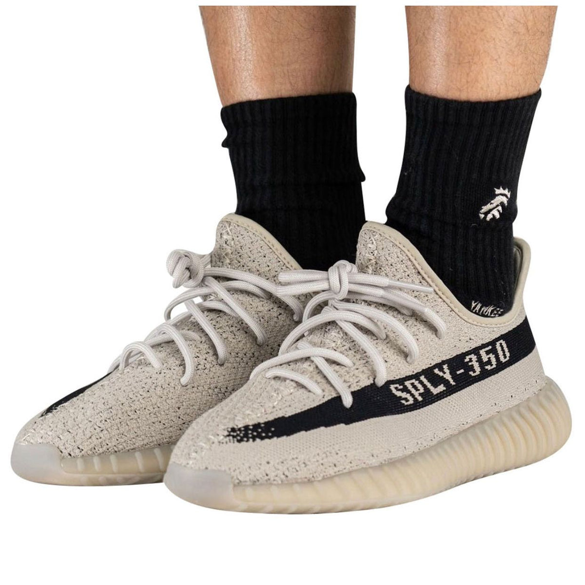 YE*ZY 350 Boost Beige Black