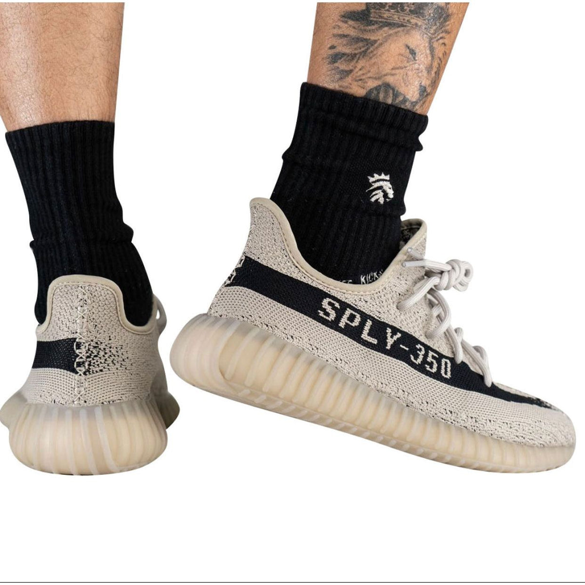 YE*ZY 350 Boost Beige Black