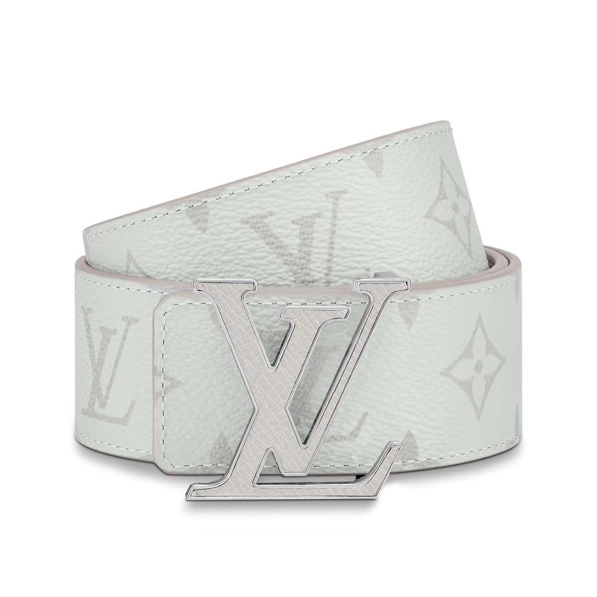 Louic Viutt0n Reversible Ecplise White buckle and White belt