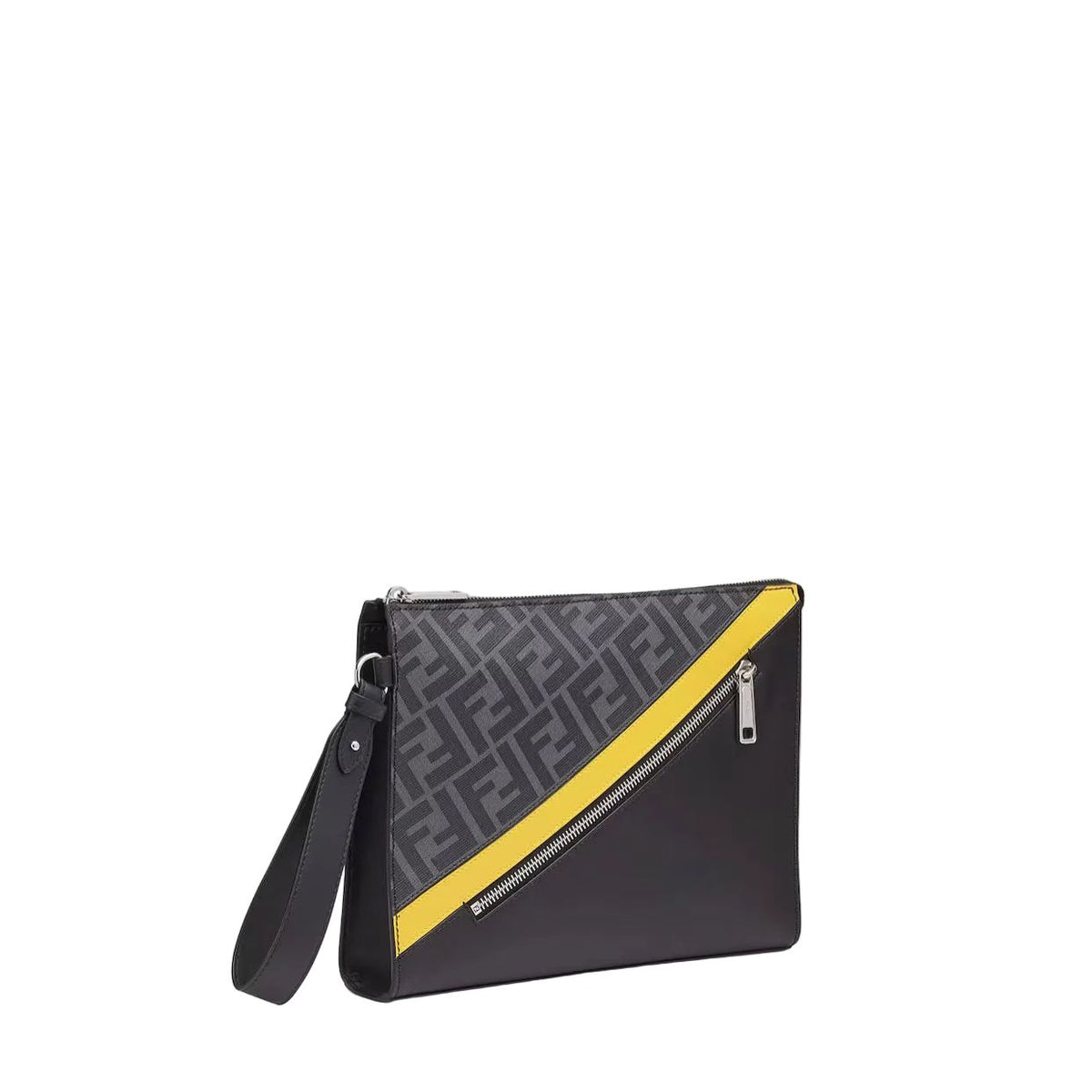 F€ndi Clutch with removable bracelet handle bag