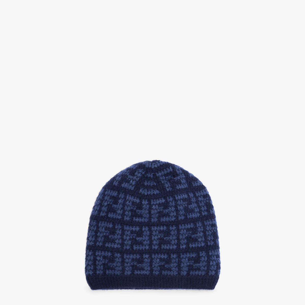 F€ndi BEANIE Navy Blue pattern