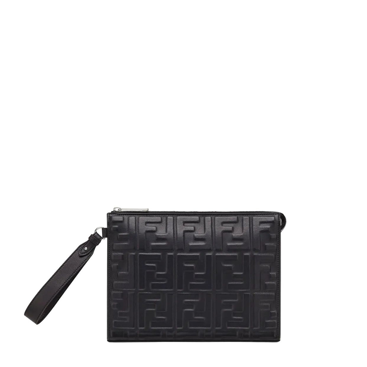 F€ndi Bag with detachable bracelet handle and interior card holder.