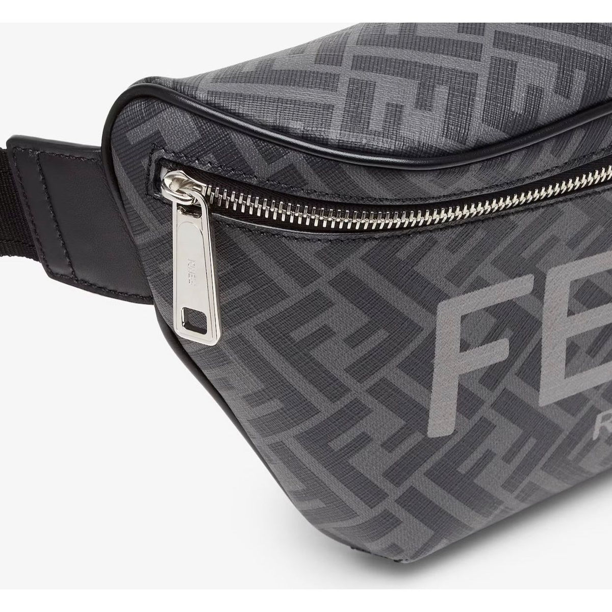 F€ndi Black and grey bag