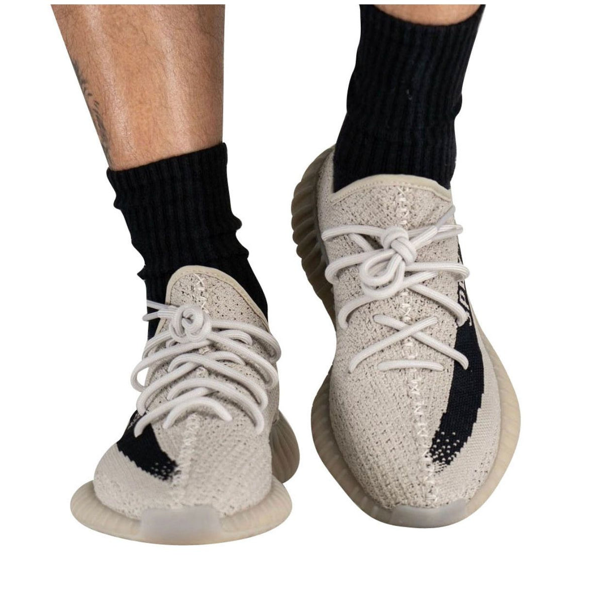 YE*ZY 350 Boost Beige Black