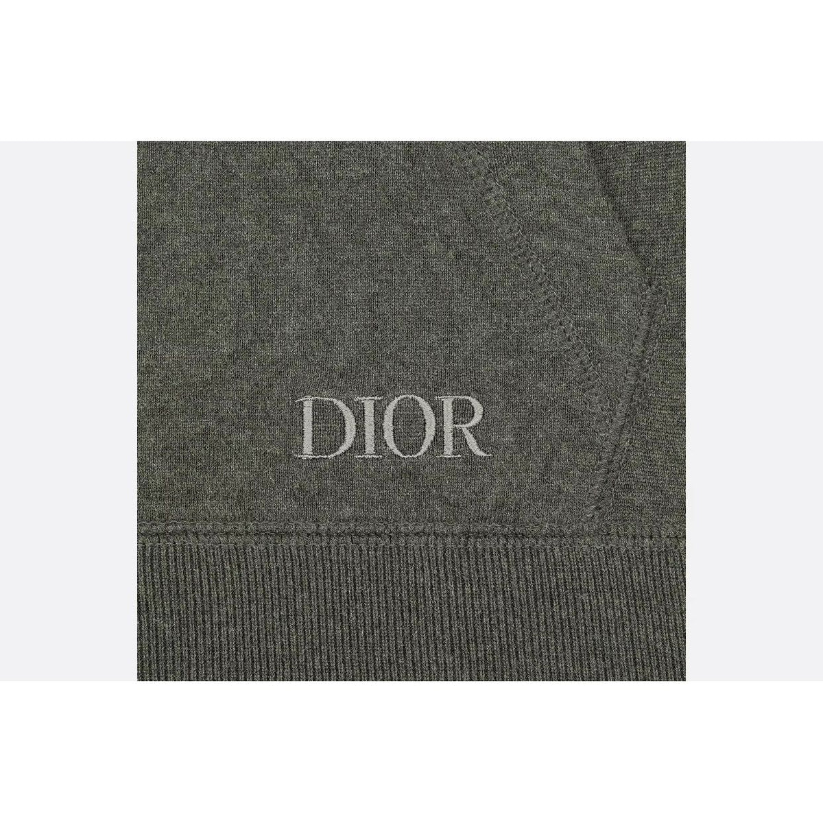 D!or Grey Hoodie