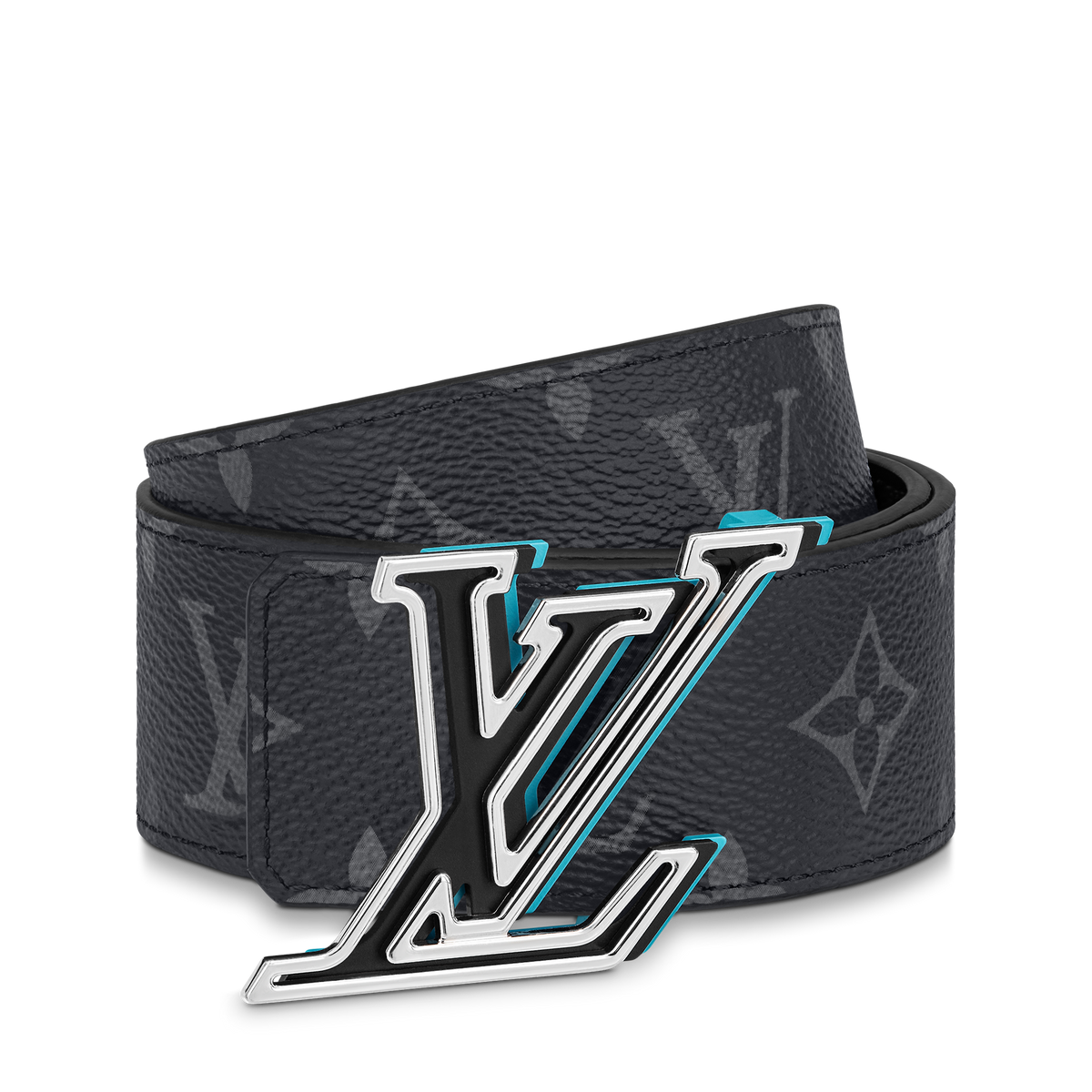 Louic Viutt0n Reversible Ecplise black buckle and black belt