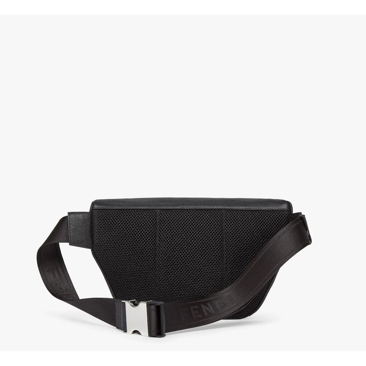 F€ndi Belt bag made of black full-grain leather