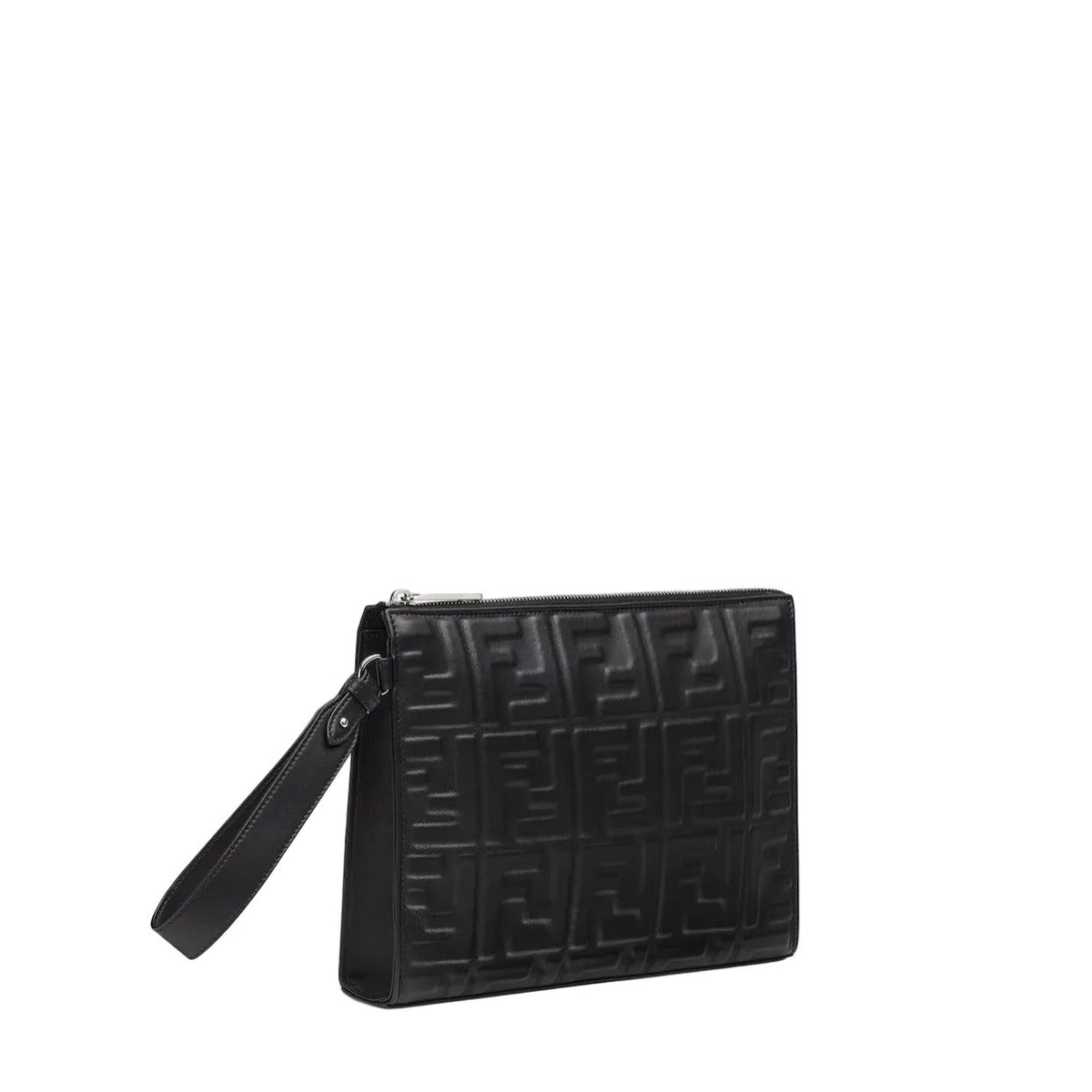 F€ndi Bag with detachable bracelet handle and interior card holder.
