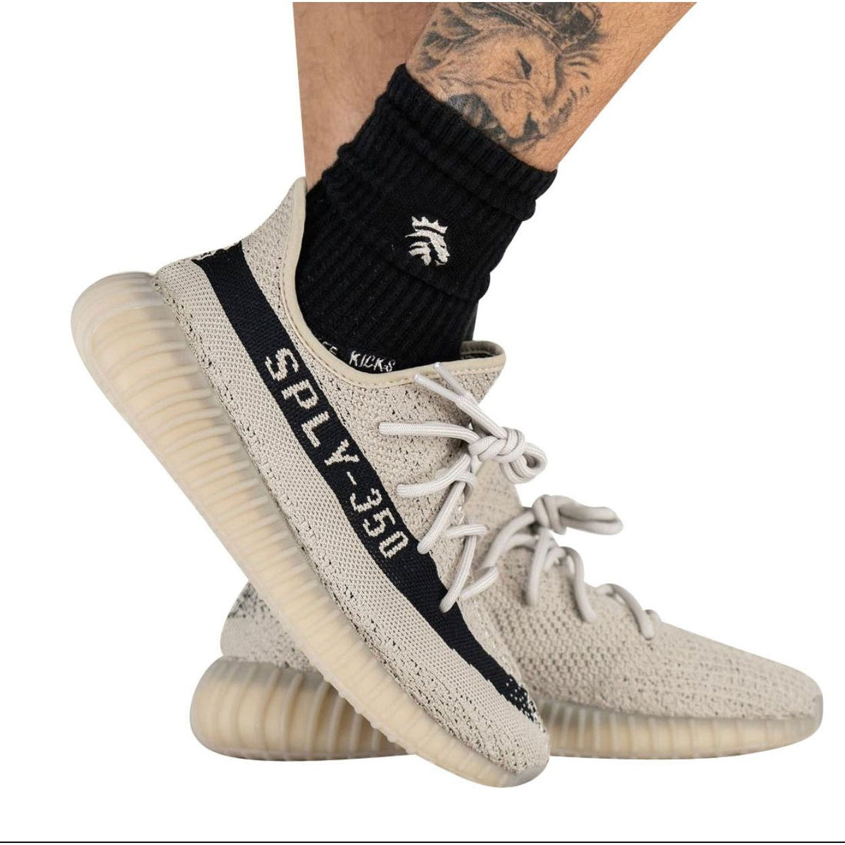YE*ZY 350 Boost Beige Black