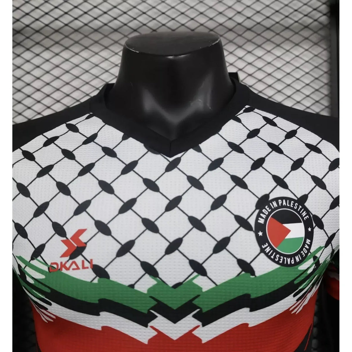 DKALI Palestine Black Football Jersey